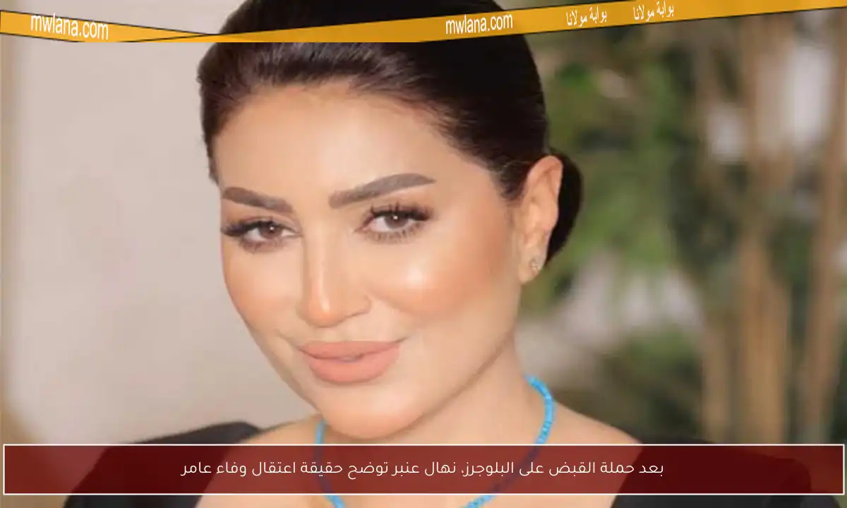 بعد حملة القبض على البلوجرز، نهال عنبر توضح حقيقة اعتقال وفاء عامر