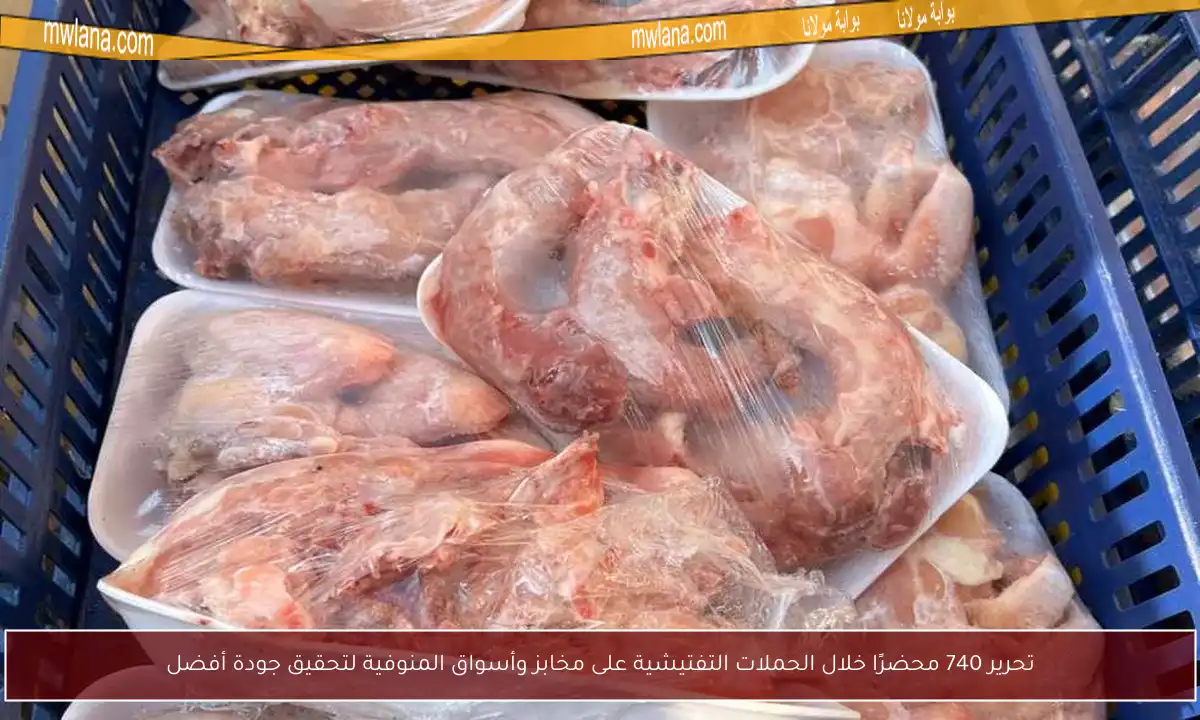 تحرير 740 محضرًا خلال الحملات التفتيشية على مخابز وأسواق المنوفية لتحقيق جودة أفضل