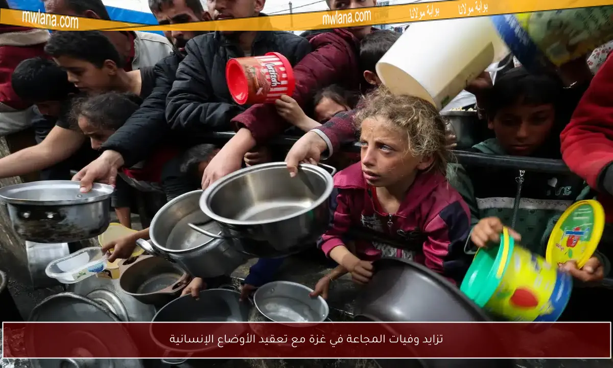 تزايد وفيات المجاعة في غزة مع تعقيد الأوضاع الإنسانية
