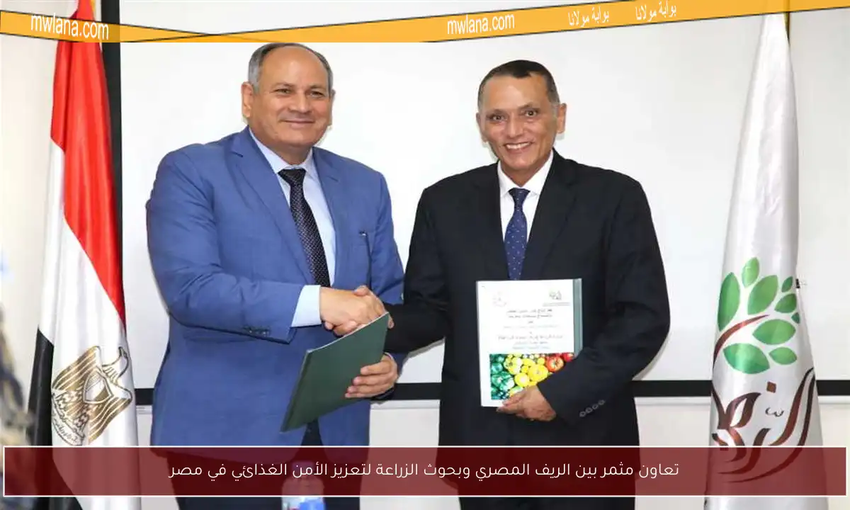 تعاون مثمر بين الريف المصري وبحوث الزراعة لتعزيز الأمن الغذائي في مصر