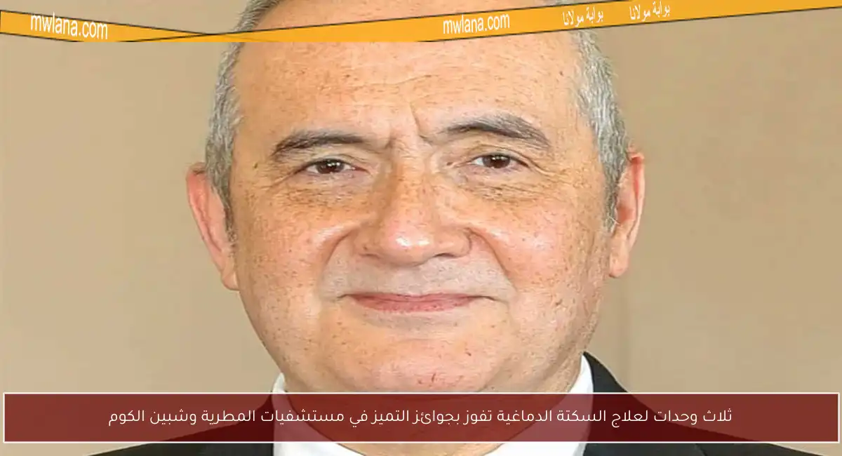ثلاث وحدات لعلاج السكتة الدماغية تفوز بجوائز التميز في مستشفيات المطرية وشبين الكوم