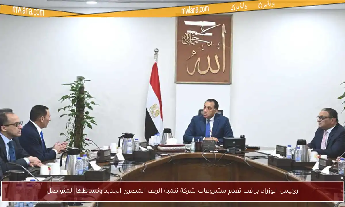 رئيس الوزراء يراقب تقدم مشروعات شركة تنمية الريف المصري الجديد ونشاطها المتواصل