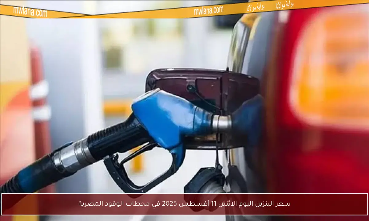 سعر البنزين اليوم الاثنين 11 أغسطس 2025 في محطات الوقود المصرية