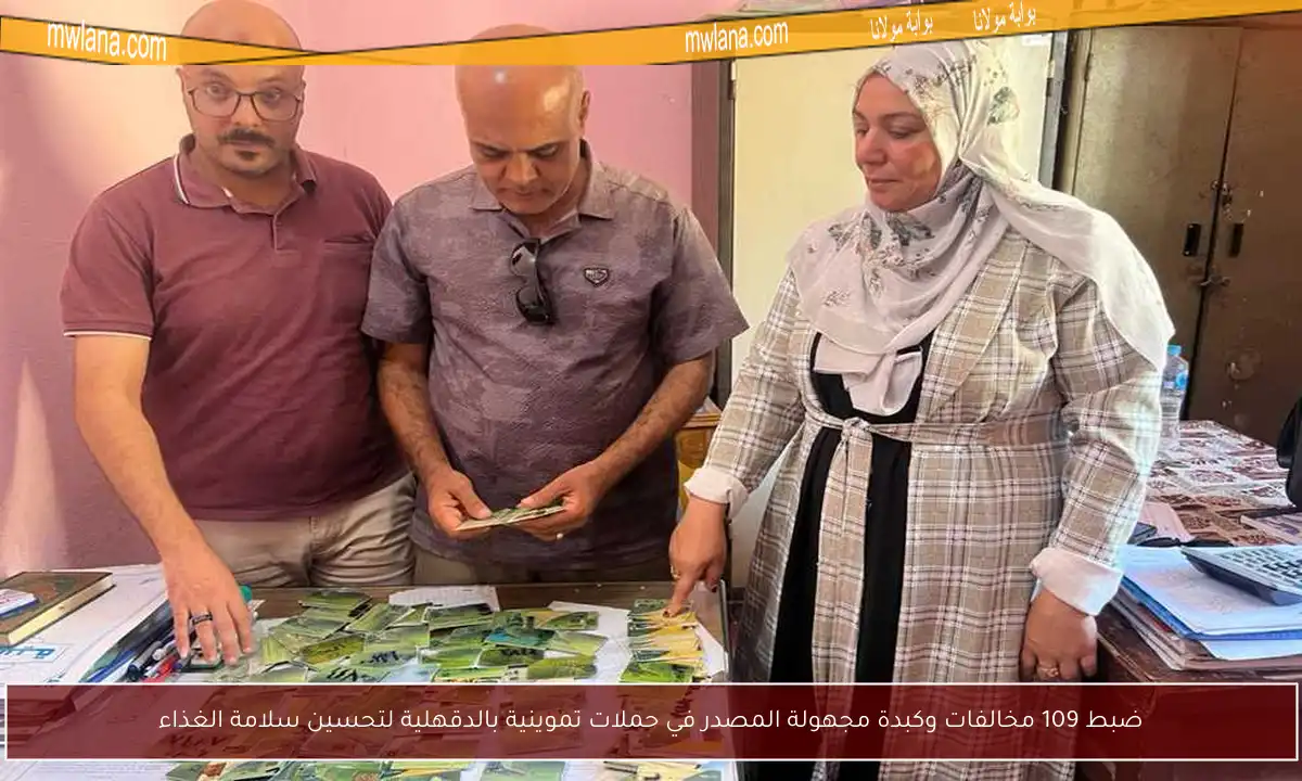 ضبط 109 مخالفات وكبدة مجهولة المصدر في حملات تموينية بالدقهلية لتحسين سلامة الغذاء