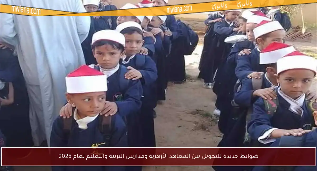 ضوابط جديدة للتحويل بين المعاهد الأزهرية ومدارس التربية والتعليم لعام 2025