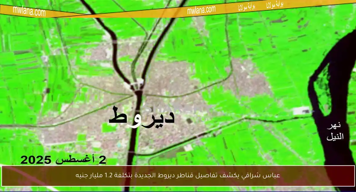 عباس شراقي يكشف تفاصيل قناطر ديروط الجديدة بتكلفة 1.2 مليار جنيه