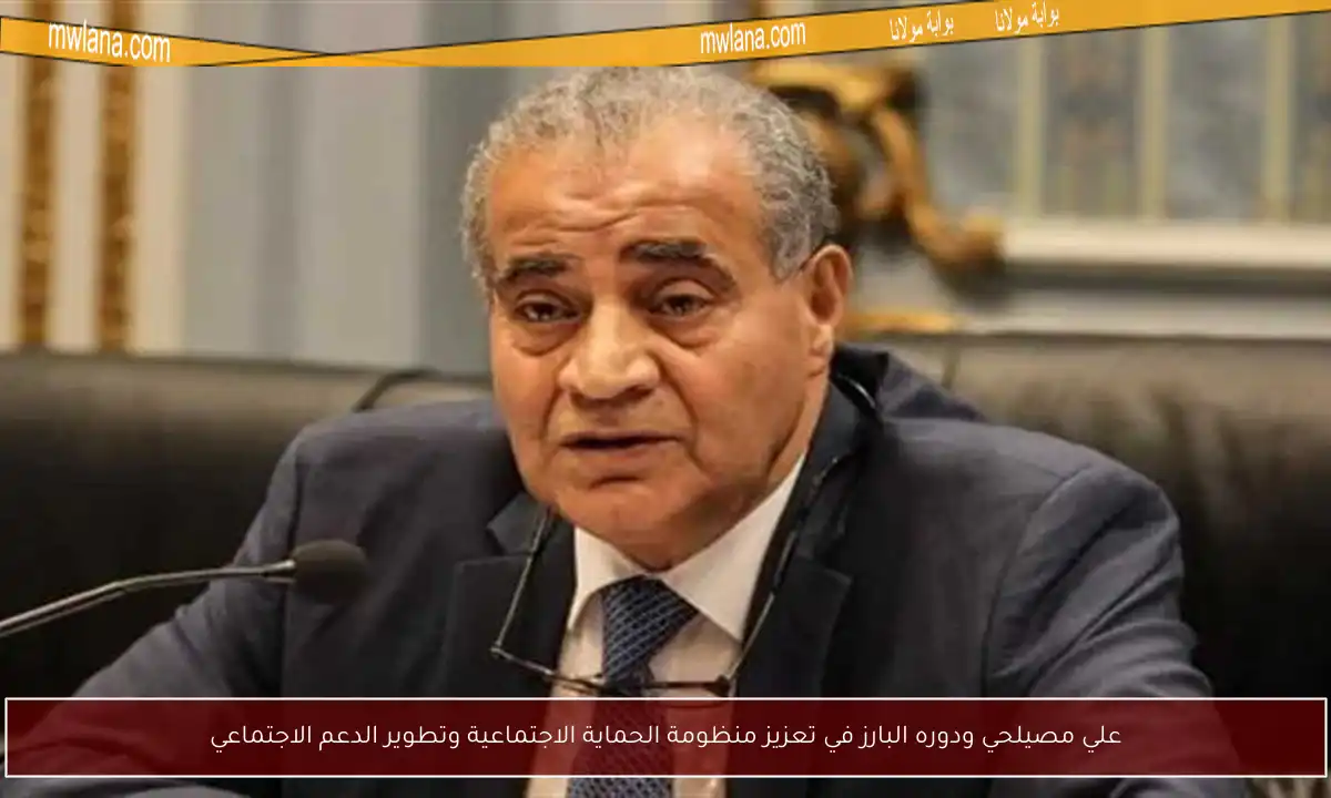 علي مصيلحي ودوره البارز في تعزيز منظومة الحماية الاجتماعية وتطوير الدعم الاجتماعي