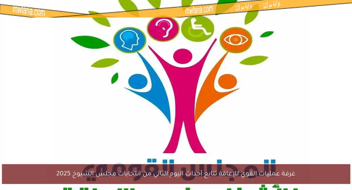 غرفة عمليات القوي للإعاقة تتابع أحداث اليوم الثاني من انتخابات مجلس الشيوخ 2025