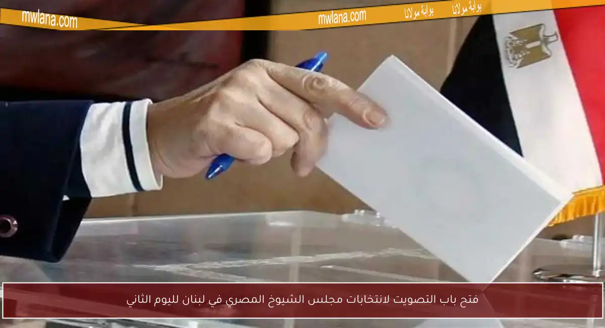 فتح باب التصويت لانتخابات مجلس الشيوخ المصري في لبنان لليوم الثاني