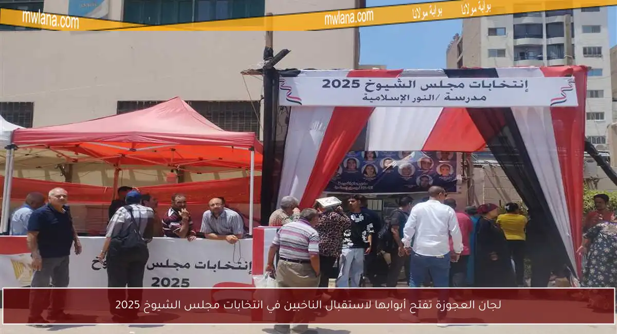 لجان العجوزة تفتح أبوابها لاستقبال الناخبين في انتخابات مجلس الشيوخ 2025