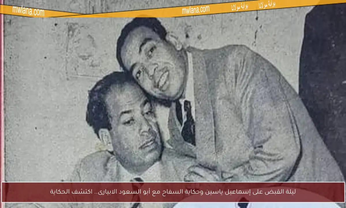 ليلة القبض على إسماعيل ياسين وحكاية السفاح مع أبو السعود الابيارى.. اكتشف الحكاية