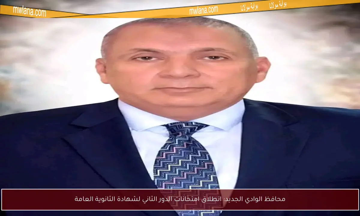 محافظ الوادي الجديد: انطلاق امتحانات الدور الثاني لشهادة الثانوية العامة