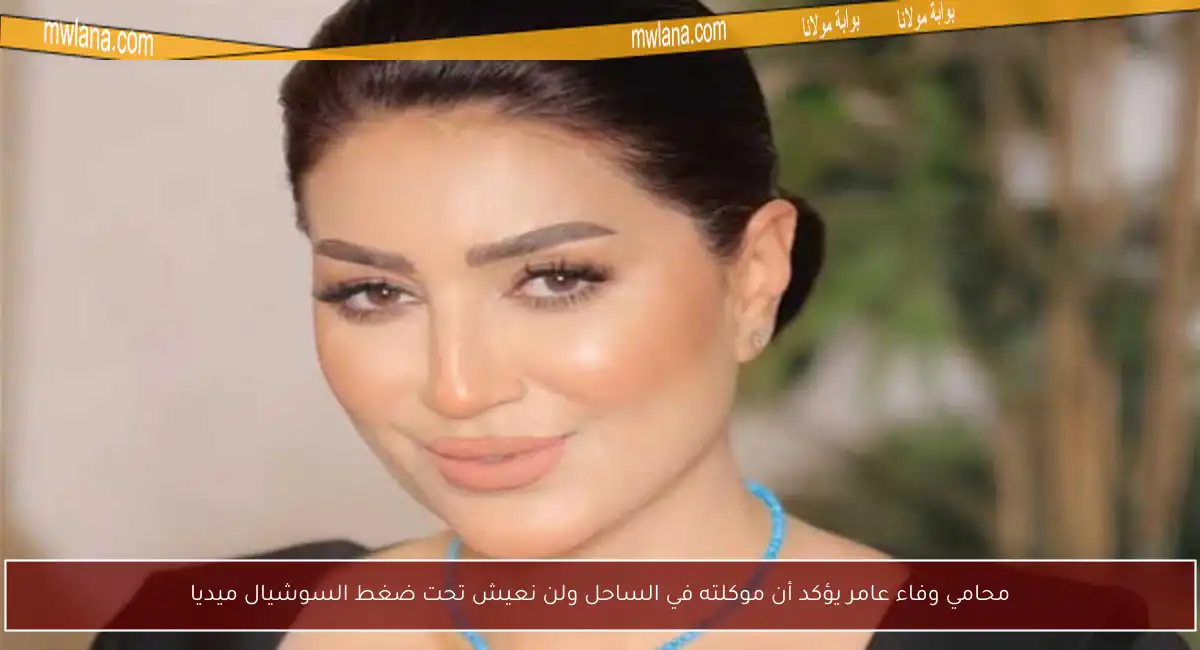 محامي وفاء عامر يؤكد أن موكلته في الساحل ولن نعيش تحت ضغط السوشيال ميديا