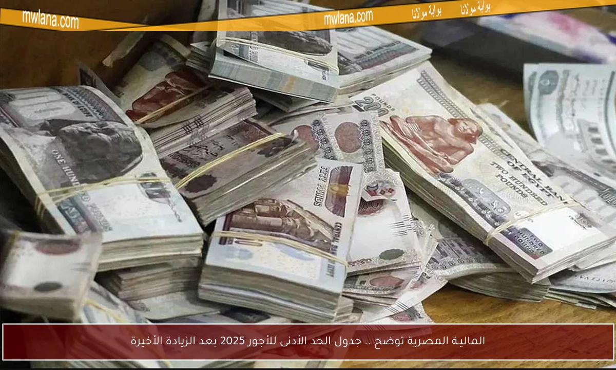 الماليـة المصرية توضح .. جدول الحد الأدنى للأجور 2025 بعد الزيادة الأخيرة