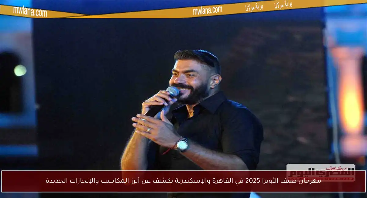 مهرجان صيف الأوبرا 2025 في القاهرة والإسكندرية يكشف عن أبرز المكاسب والإنجازات الجديدة