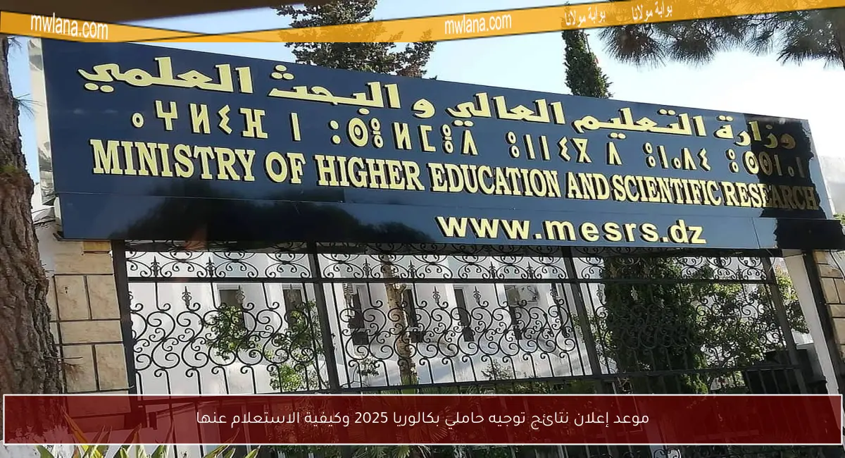 موعد إعلان نتائج توجيه حاملي بكالوريا 2025 وكيفية الاستعلام عنها