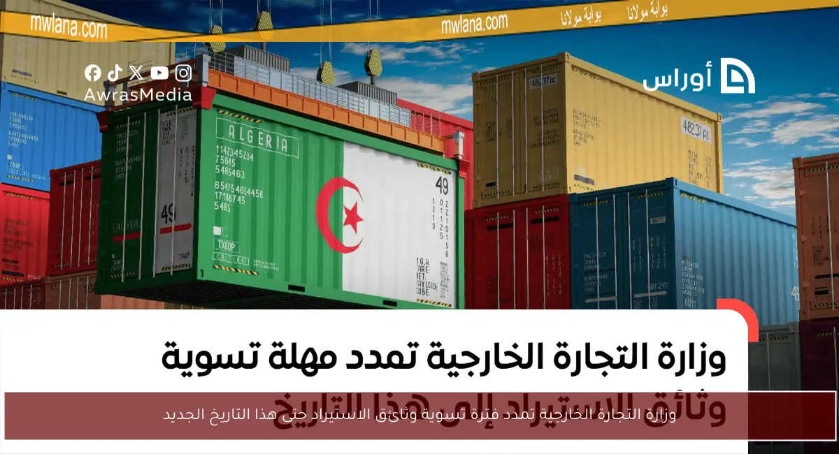 وزارة التجارة الخارجية تمدد فترة تسوية وثائق الاستيراد حتى هذا التاريخ الجديد