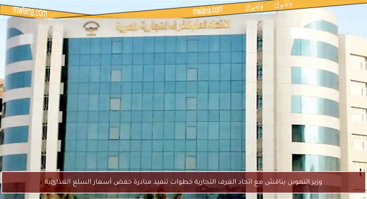 وزير التموين يناقش مع اتحاد الغرف التجارية خطوات تنفيذ مبادرة خفض أسعار السلع الغذائية