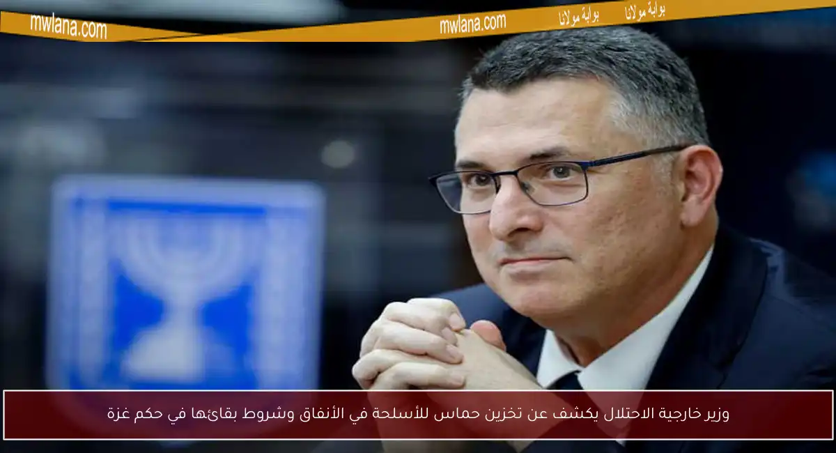 وزير خارجية الاحتلال يكشف عن تخزين حماس للأسلحة في الأنفاق وشروط بقائها في حكم غزة