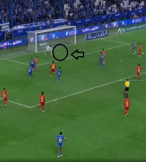 الهدف الثاني للهلال ضد القادسية الموسم الماضي