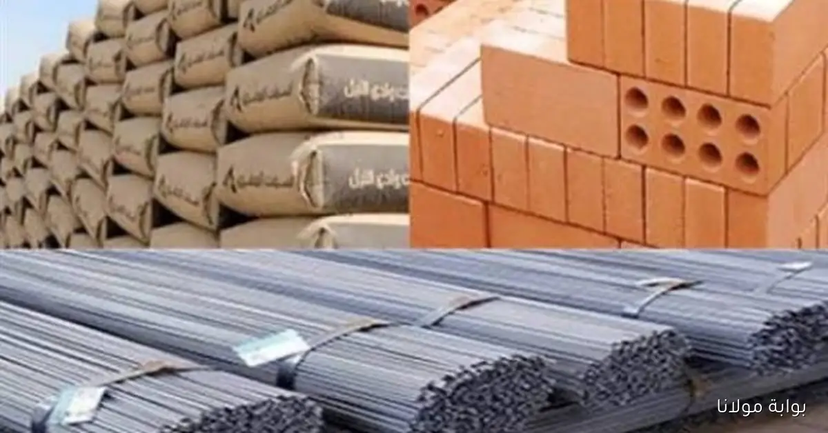 أسعار مواد البناء في الأسواق ليوم الاثنين 22 سبتمبر 2025