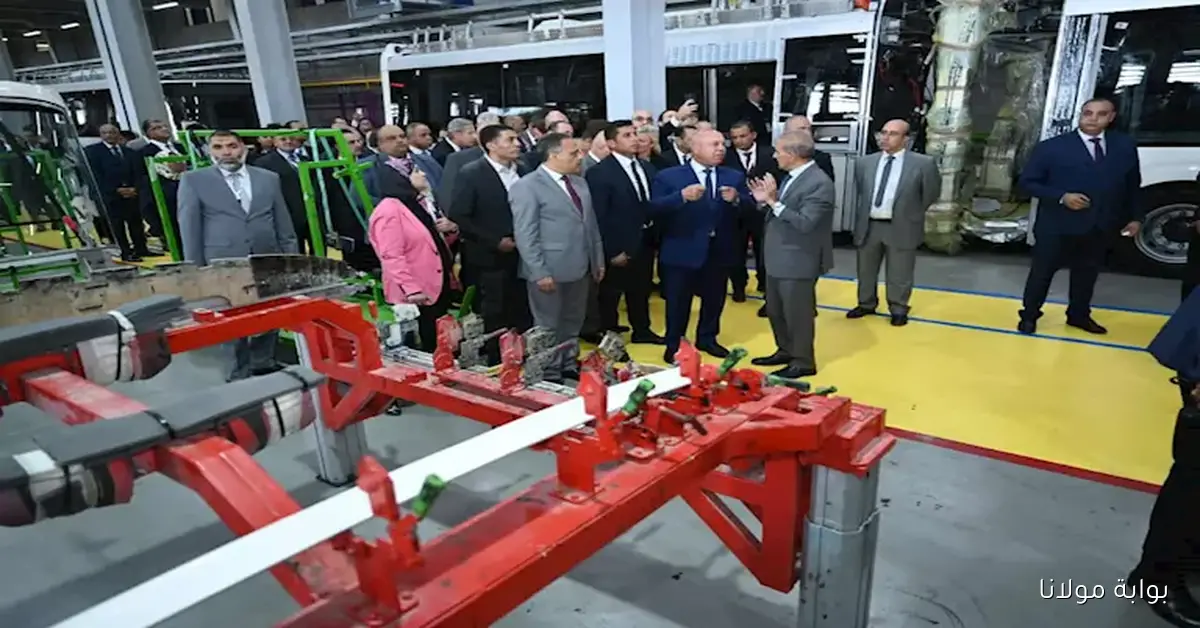 افتتاح خط إنتاج جديد لشركة “MCV” في الشرقية بتكلفة 3 مليارات جنيه لتصنيع وتصدير الأتوبيسات الكهربائية