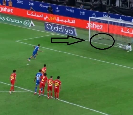 الهدف الأول للهلال الموسم الماضي ضد القادسية من ضربة جزاء