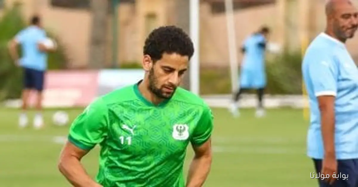 نبيل الكوكي يستعد لإشراك محمد الشامي مع المصري بعد عودته للتدريبات