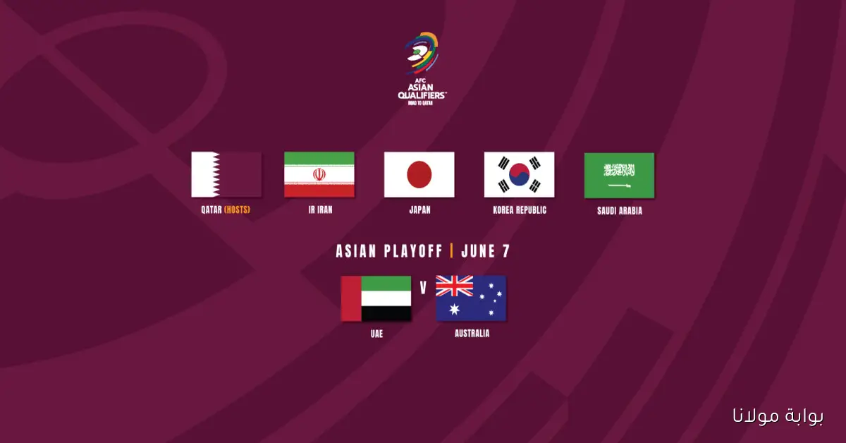 نار المنافسة تشتعل في الملحق الآسيوي المؤهل لكأس العالم 2026.. 6 منتخبات تبحث عن المجد العالمي