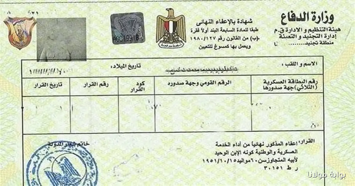 اكتشف كيفية الحصول على شهادة الجيش من هاتفك المحمول في 2025 بخطوات سهلة وميسرة
