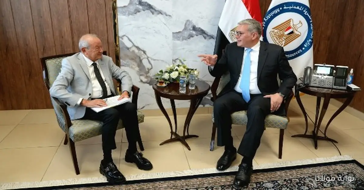 وزير البترول يتناقش مع ساويرس حول تعزيز الاستثمارات في التعدين والتنقيب عن الذهب